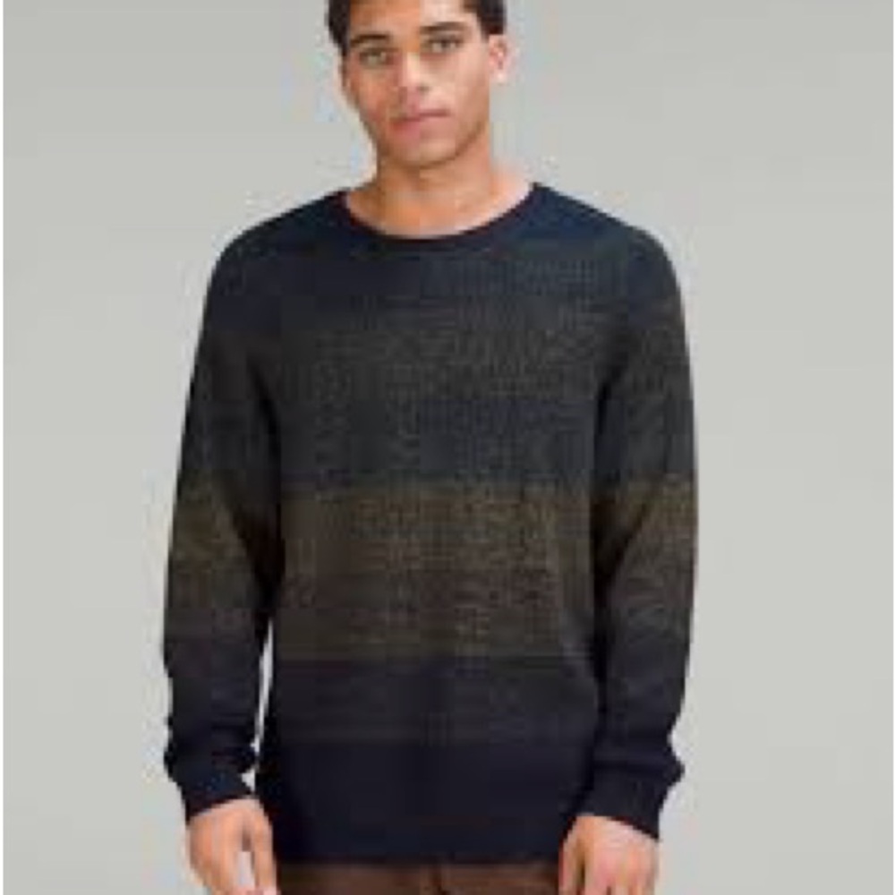 Lululemon Textured Knit Crewneck Sweater large